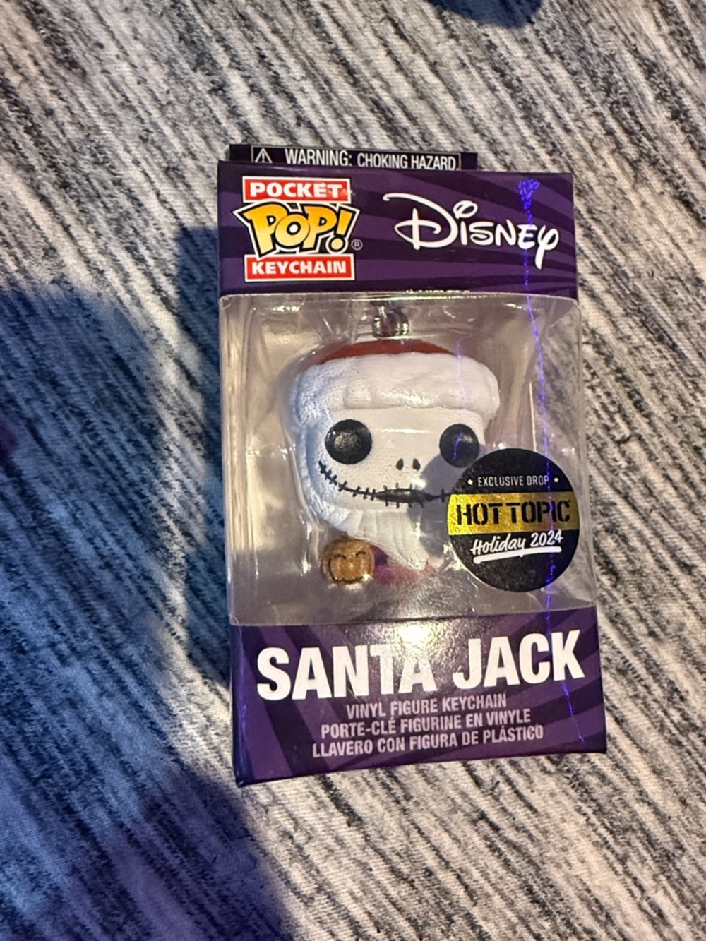 Disney Santa Jack Pocket Pop! Keychain